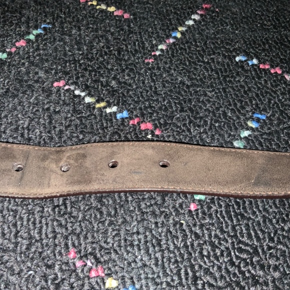 Salvatore Ferragamo unisex brown suede belt - Picture 5 of 8